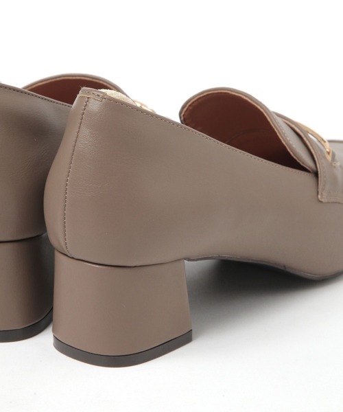 GLOBAL WORK（グローバルワーク）の「らくっションヒールローファー/136033（ローファー・レディース・ブラック系9/ブラック/ベージュ/アイボリー系7/ブラック系/アイボリー系8/ダークブラウン/ベージュ系その他3・MEDIUM/SMALL/LARGE）」の20枚目の写真