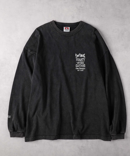 Right-on（ライトオン）の「【BEN DAVIS】別注 グラフィックロンT（Tシャツ/カットソー・メンズ・ホワイト/ブラック・M/L/XL）」の15枚目の写真