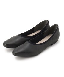 SHOO・LA・RUE | 【22.5cm～25.0cm】伸びる！快適！ソフトポインテッド ローヒールパンプス(パンプス)