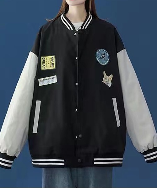 BLANC FICELLE(ブランフィセル)の「刺繍スタジャン(スタジャン・レディース・A/C/D/E/F/B/G・M/L/XL)」の7枚目の写真