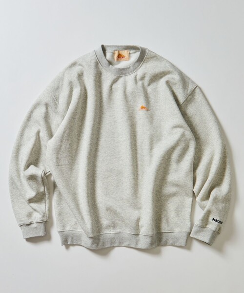 FREAK'S STORE(フリークスストア)の「限定展開 KELTY×FREAK'S STORE/ケルティ 別注 ワンポイント ヴィンテージロゴ クルーネックスウェット(スウェット・メンズ・アッシュグレー/オフホワイト/グレイッシュブルー/ネイビー/スミクロ/ブラック/ホワイト×ブラック/グレー系その他/グレイッシュベージュ・SMALL/MEDIUM/LARGE/X-LARGE)」の13枚目の写真