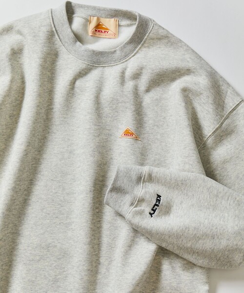 FREAK'S STORE(フリークスストア)の「限定展開 KELTY×FREAK'S STORE/ケルティ 別注 ワンポイント ヴィンテージロゴ クルーネックスウェット(スウェット・メンズ・アッシュグレー/オフホワイト/グレイッシュブルー/ネイビー/スミクロ/ブラック/ホワイト×ブラック/グレー系その他/グレイッシュベージュ・SMALL/MEDIUM/LARGE/X-LARGE)」の15枚目の写真