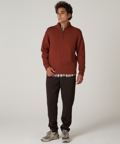 Eddie Bauer（エディーバウアー）の「クォータージップ モックセーター