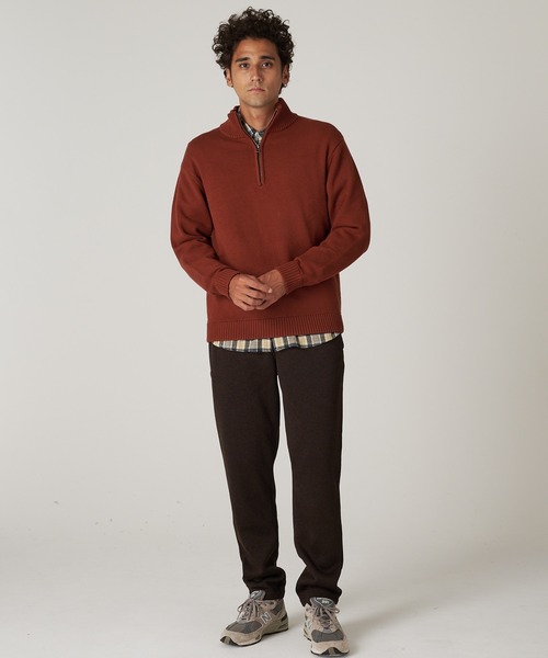 Eddie Bauer（エディーバウアー）の「クォータージップ モックセーター