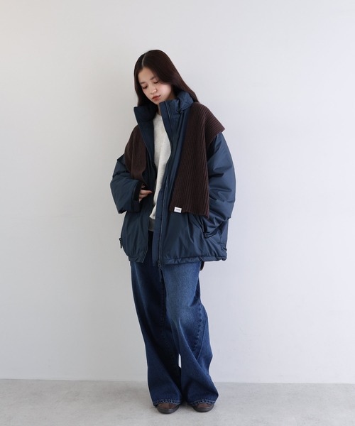 ANT★DOUBLE SNAP DOWNダブルスナップダウンジャケット&マフラー ANT ダウン&マフラー