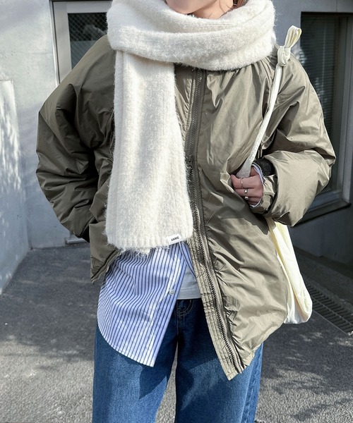 セール】ダブルジップ2wayソロナ中綿ジャケット（ダウンジャケット