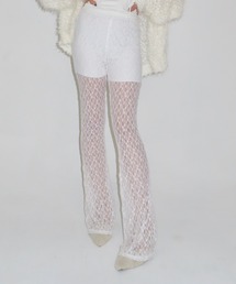 MAINLYTRULY | レース フレア パンツ(その他パンツ)