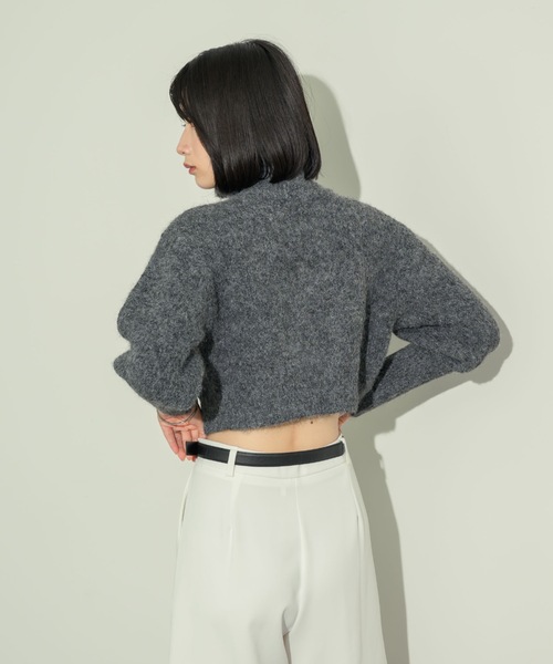 タートルネックジップアップニット（ニット/セーター）｜NEUNA（ヌナ）