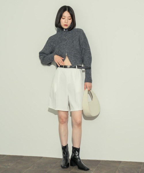 タートルネックジップアップニット（ニット/セーター）｜NEUNA（ヌナ）