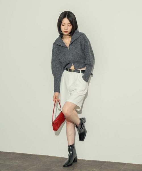 タートルネックジップアップニット（ニット/セーター）｜NEUNA（ヌナ）