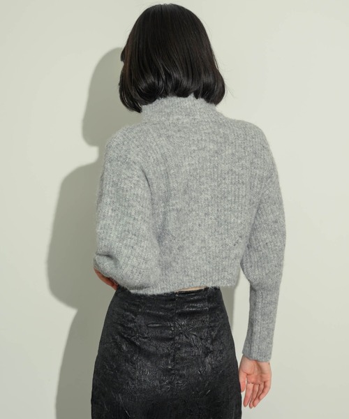 タートルネックジップアップニット（ニット/セーター）｜NEUNA（ヌナ）
