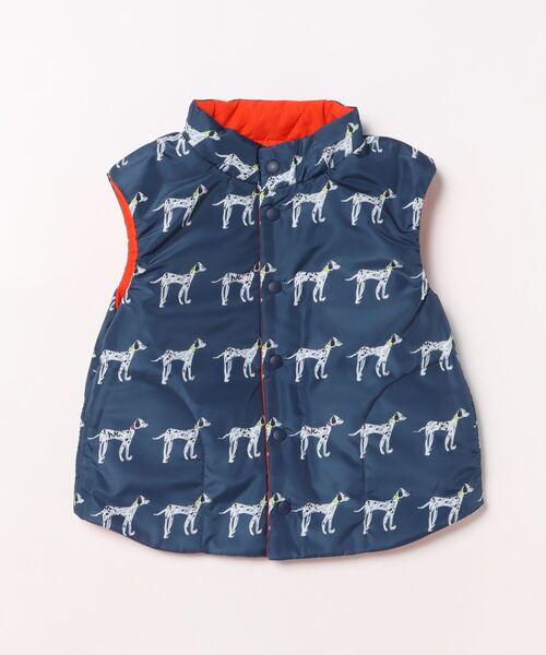 HAKKA KIDS(ハッカキッズ)の「リバーシブルベスト(ベスト・キッズ・オレンジ/ブルー・M/S)」の4枚目の写真
