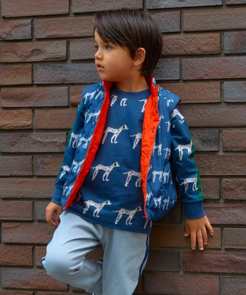HAKKA KIDS(ハッカキッズ)の「リバーシブルベスト(ベスト・キッズ・オレンジ/ブルー・M/S)」の7枚目の写真