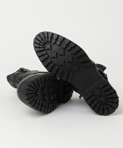 ARCADE（アーケード）の「ショート ドレープクロスベルトブーツ Bracciano（ブーツ・メンズ・ブラック・27.0cm/26.5cm/26.0cm/25.5cm）」の3枚目の写真