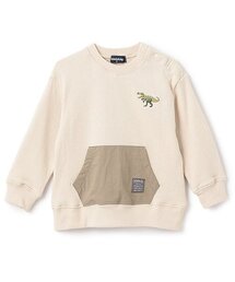 kladskap | 【人気商品再入荷】【直営店で取り扱い無し】恐竜刺しゅうポケットトレーナー(スウェット)