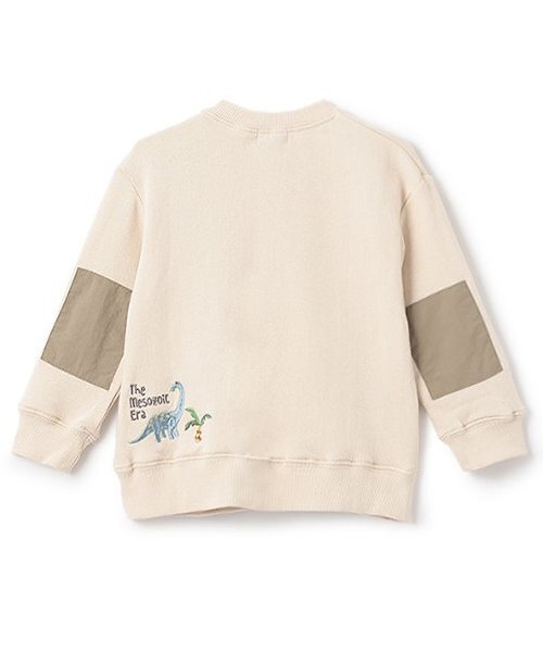 kladskap（クレードスコープ）の「【人気商品再入荷】【直営店で取り扱い無し】恐竜刺しゅうポケットトレーナー（スウェット・キッズ・ネイビー/ライトベージュ・90cm/100cm/110cm/120cm/130cm）」の7枚目の写真