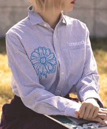 anobody | 【*anobody* / アノバディー】Flower Stripe Shirts　/ フラワーストライプオックスフォードシャツ(シャツ/ブラウス)