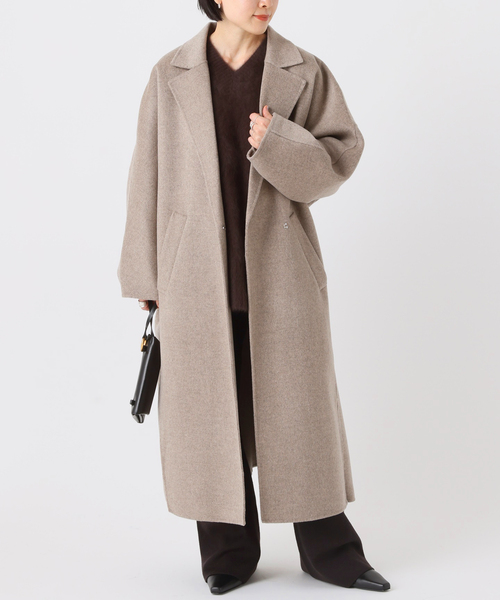 MINITZ（ミニッツ）の「【MINITZ/ミニッツ】別注ロングシングルコート（その他アウター・レディース・ベージュ・FREE）」の8枚目の写真