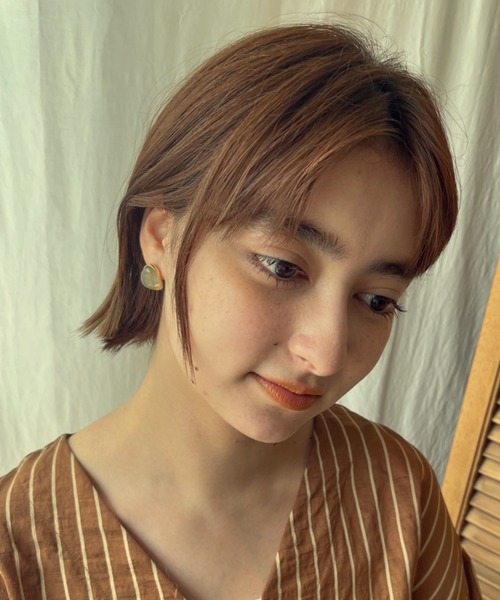 ciite'(シーテ)の「マーブルストーン ピアス (両耳用)(ピアス(両耳用)・レディース・グレー/ブラウン/アイボリー/オレンジ/ネイビー・FREE)」の8枚目の写真