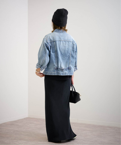 FRAMeWORK（フレームワーク）の「ASAUCE MELER/アソースメレ ミドルゲージカシミヤコンパクトワッチ（ニットキャップ/ビーニー・レディース・チャコールグレー/アイボリー・FREE）」の4枚目の写真