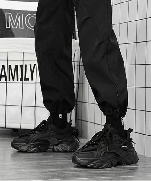 CALIFORNIA OUTFITTERS（カリフォルニア アウトフィッターズ）の「3-9D28 ダッドシューズ ダッドスニーカー 厚底　トラックソール（スニーカー・メンズ・ブラック・44/42/40）」の14枚目の写真