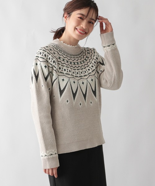 セール】モールニット柄/116376（ニット/セーター）｜GLOBAL WORK