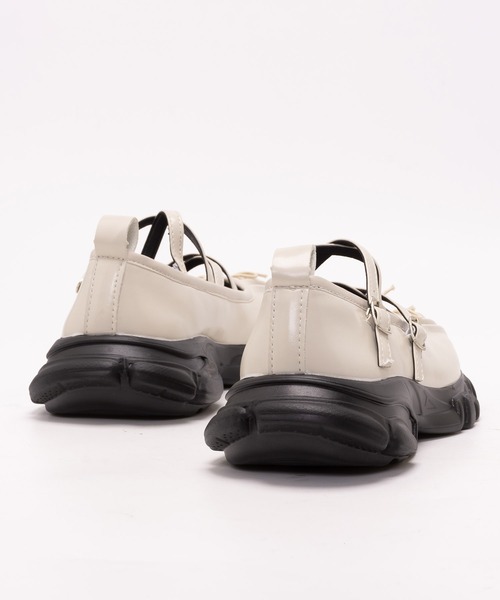 SVEC（シュベック）の「メリージェーン スニーカー / バレエシューズ（スニーカー・レディース・ホワイト/ブラック・35/36/37/38/39）」の11枚目の写真