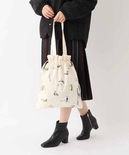 one'sterrace(ワンズテラス)の「Wpc. トートバッグ 沖昌之さんコラボ(トートバッグ・レディース・ベージュ系8/アイボリー系8・99)」の13枚目の写真