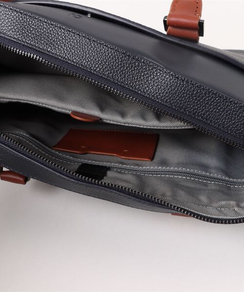 COLE HAAN ブラウン レザー ビジネスバッグ セール】トライボロブリーフケース mens（ビジネスバッグ