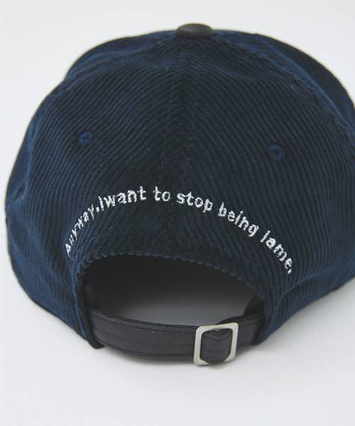 JOURNAL STANDARD（ジャーナルスタンダード）の「東野デニム × JOURNAL STANDARD / Cord CAP（キャップ・メンズ・ネイビー・FREE）」の8枚目の写真