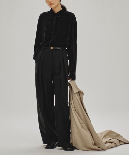 TODAYFUL（トゥデイフル）の「TODAYFUL Twill Wide Trousers ツイル