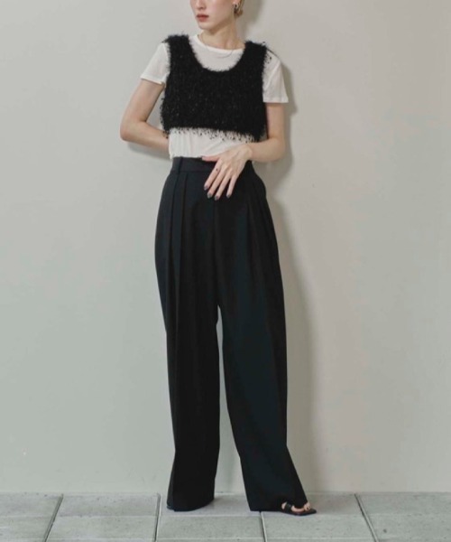 TODAYFUL（トゥデイフル）の「TODAYFUL Twill Wide Trousers ツイル