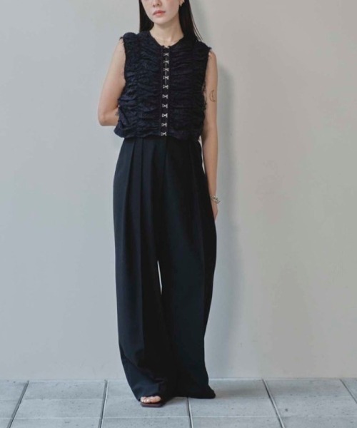 TODAYFUL Twill Wide Trousers オリーブ36（Twill Wide Trousers  