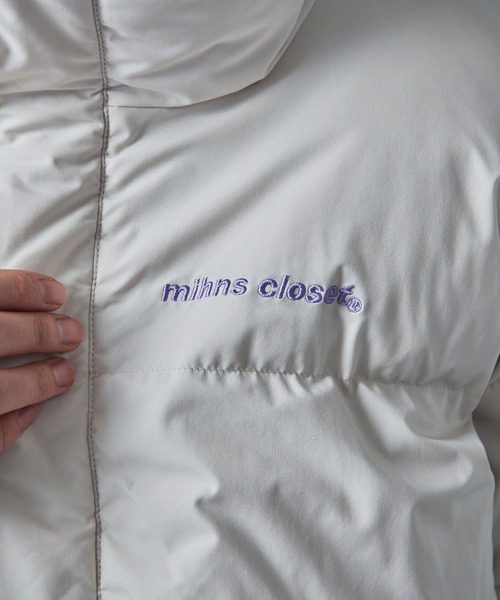 mihns closet（ミンズクローゼット）の「【mihns closet】ユーティリティポケット中綿 BL 5452705（ダウンジャケット/コート・メンズ・スモーキーグリーン系/ブラック/オフホワイト・M/L/LL）」の11枚目の写真