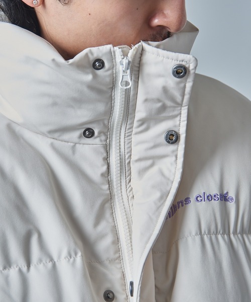 mihns closet（ミンズクローゼット）の「【mihns closet】ユーティリティポケット中綿 BL 5452705（ダウンジャケット/コート・メンズ・スモーキーグリーン系/ブラック/オフホワイト・M/L/LL）」の13枚目の写真