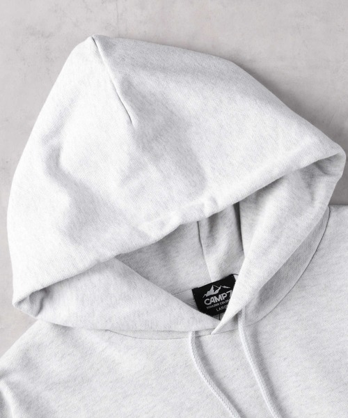 CAMP7（キャンプセブン）の「【CAMP7】バックロゴパーカー（パーカー・メンズ・ブラック/グレー・M/L/S/XL）」の9枚目の写真