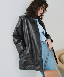 フェイクレザージャケット フェイクレザー」に該当するジャケット