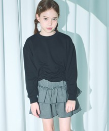 PAIRMANON COEUR（ペアマノンクール）の「【PAIRMANON COEUR】裏毛 シャーリング トレーナー（スウェット）」