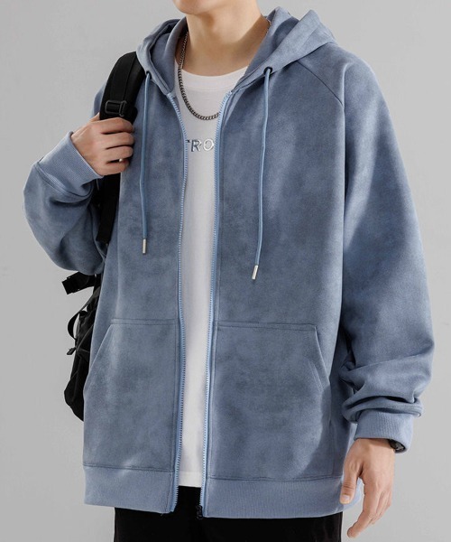 セール】ライムストーン オーバーサイズ ジップアップパーカー