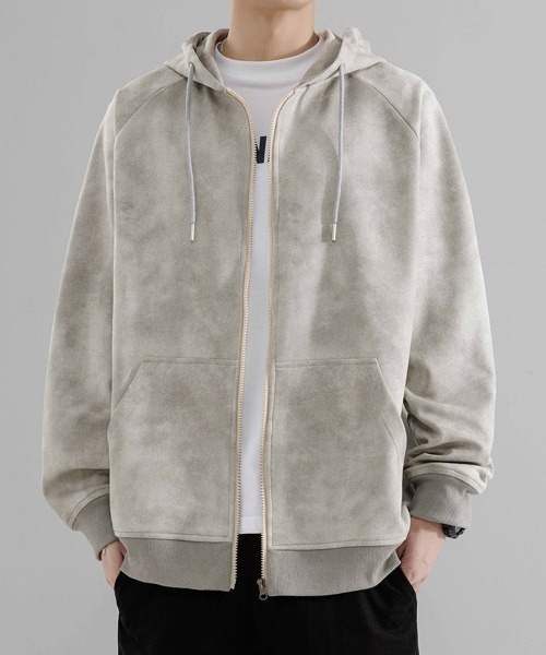 セール】ライムストーン オーバーサイズ ジップアップパーカー