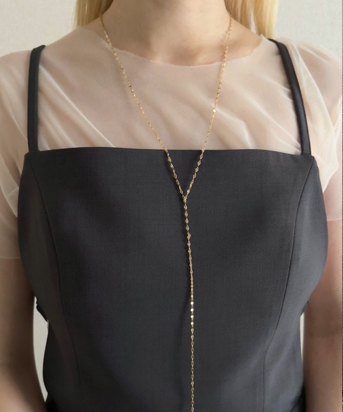 トラック旗棒 18KGPネックレス トラック旗棒18KGPネックレス