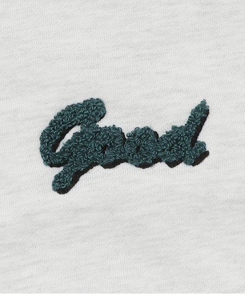 and D. petit main（アンドディープティマイン）の「散りばめロゴ刺繍ビッグスウェット（スウェット・キッズ・ブラック/オフホワイト・120cm/140cm/110cm/100cm/150cm/130cm）」の9枚目の写真