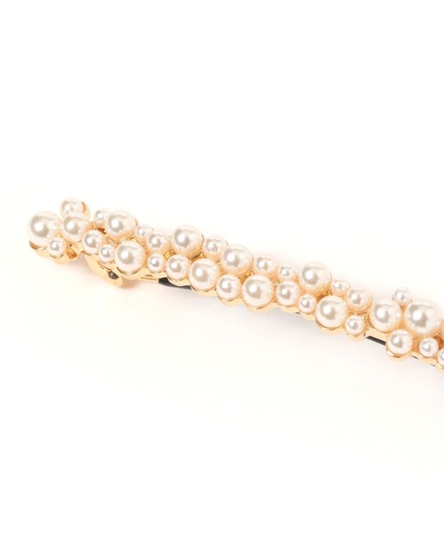 GLOBAL WORK（グローバルワーク）の「パールバレッタ/251915（バレッタ/ヘアクリップ・レディース・ゴールド系2/ゴールド系1・ONE SIZE）」の5枚目の写真