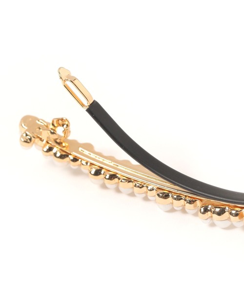 GLOBAL WORK（グローバルワーク）の「パールバレッタ/251915（バレッタ/ヘアクリップ・レディース・ゴールド系2/ゴールド系1・ONE SIZE）」の6枚目の写真