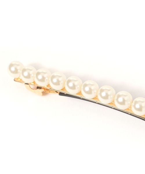 GLOBAL WORK（グローバルワーク）の「パールバレッタ/251915（バレッタ/ヘアクリップ・レディース・ゴールド系2/ゴールド系1・ONE SIZE）」の7枚目の写真