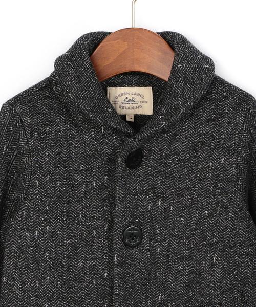 green label relaxing（グリーンレーベルリラクシング）の「【KIDS】ウラキモウ ショールカラーロングスリーブ（カーディガン/ボレロ・キッズ・ブラック/ネイビー・105/135/125/115/95）」の13枚目の写真