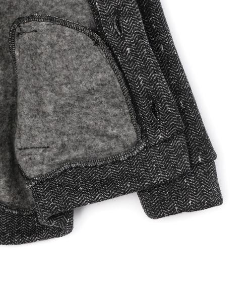 green label relaxing（グリーンレーベルリラクシング）の「【KIDS】ウラキモウ ショールカラーロングスリーブ（カーディガン/ボレロ・キッズ・ブラック/ネイビー・105/135/125/115/95）」の8枚目の写真