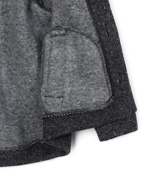 green label relaxing（グリーンレーベルリラクシング）の「【KIDS】ウラキモウ ショールカラーロングスリーブ（カーディガン/ボレロ・キッズ・ブラック/ネイビー・105/135/125/115/95）」の11枚目の写真