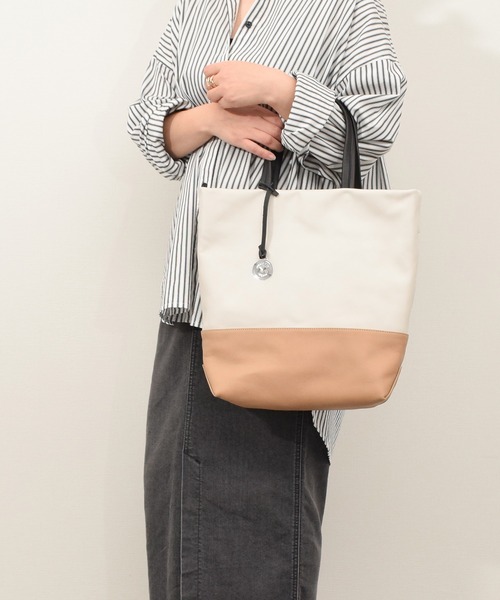 marco masi(マルコマージ)の「【MARCO MASI】カラーコンビネーションレザートート(Q56343)(トートバッグ・レディース・マルチ・ALL)」の8枚目の写真