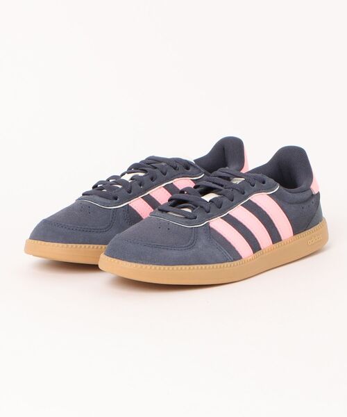 adidas(アディダス)の「【adidas】BREAKNET SLEEK SUEDE(スニーカー・レディース・ネイビー・23.0cm/23.5cm/24.5cm/24.0cm/25.0cm)」の1枚目の写真